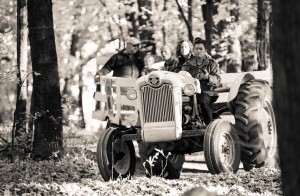 Tractor ride at Minnetonka Orchards